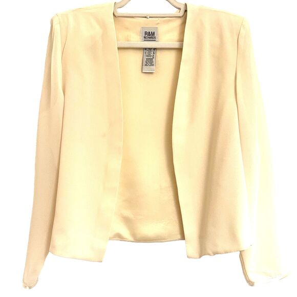 R&M Richards, Size 18, Cream, 2-Piece Dress with Jacket; Embroidered Bodice NEW! - Picture 5 of 15